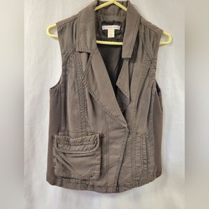 Peyton Jensen Size Medium Brown Vest‎